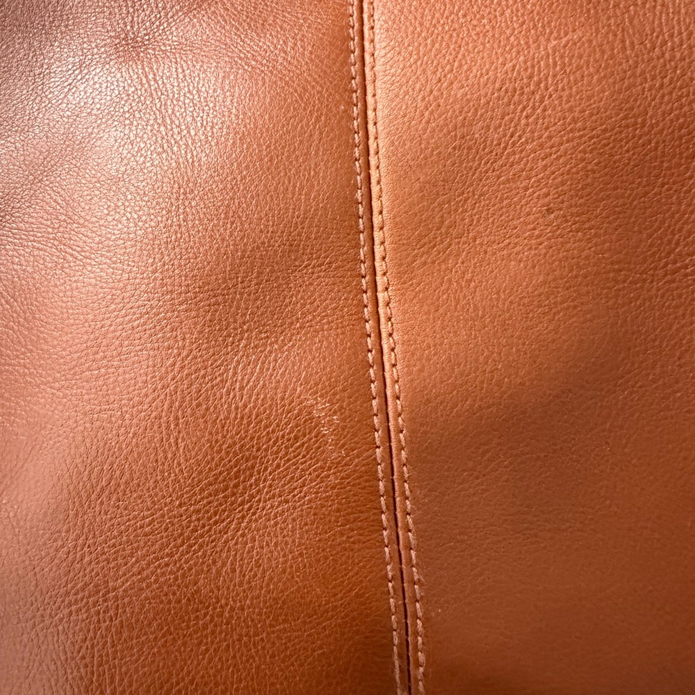 Madewell Leather Travel Tote in Cognac Brown - Picture 3 of 5